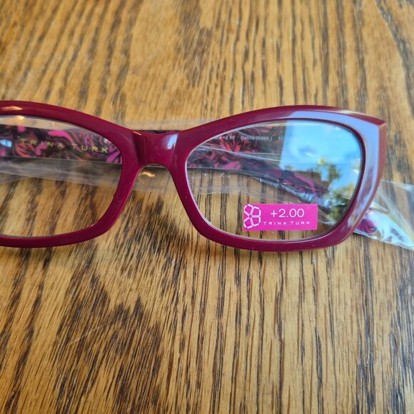 NWT Trina Turk Santa Barbara - Red Dahlia 52mm Glasses main image 9